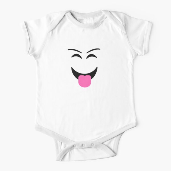 Roblox Face Short Sleeve Baby One Piece Redbubble - roblox face prankster robloxxyz generator