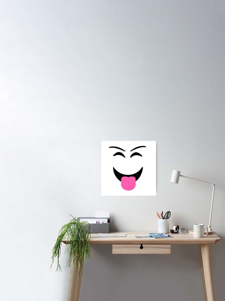 Roblox Prankster Face Poster By T Shirt Designs Redbubble - prankster face roblox