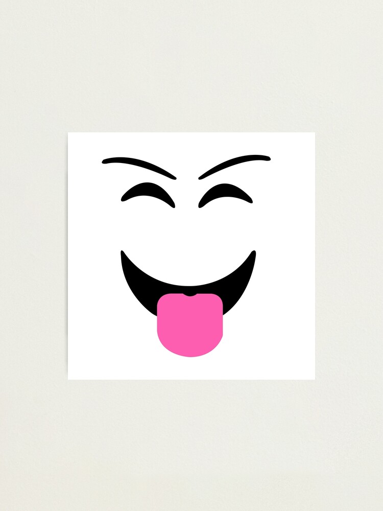 Roblox Prankster Face Photographic Print By T Shirt Designs Redbubble - how to make a face on roblox and sell it