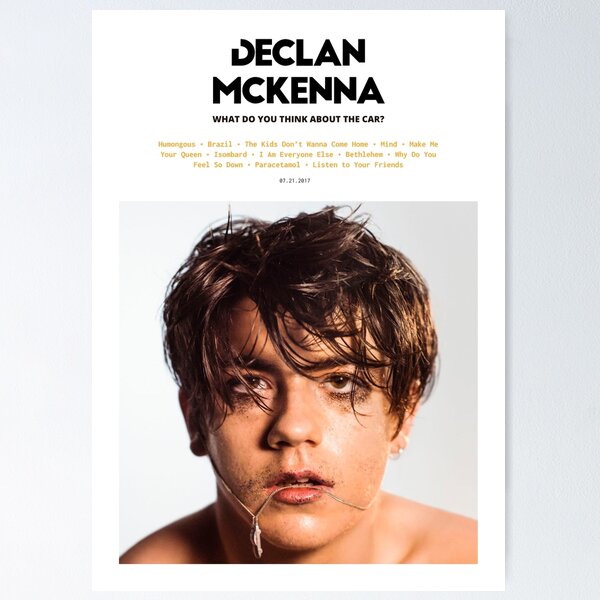 Item preview, Declan McKenna - What Do You Think About The Car? (2017) Music Album Cover designed and sold by TamDigitalPrint.
