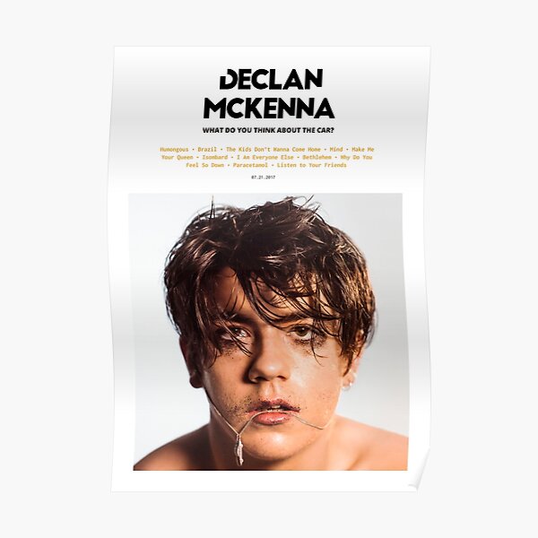 Declan McKenna - Que pensez-vous de la voiture? (2017) Couverture de l'album de musique Poster