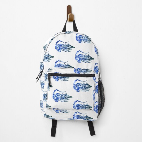 Item preview, blue parrot mayan opossum opossum pattern ecopop designed and sold by jorgelebeau.