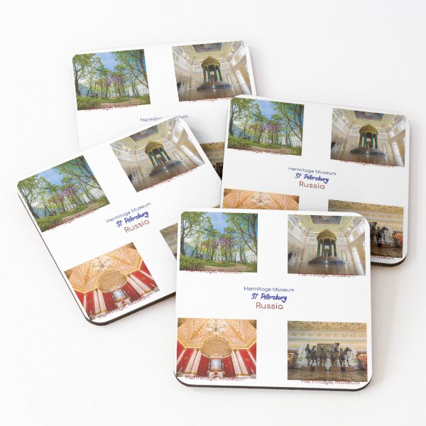 Item preview, Hermitage Museum Russia Stickers or Magnets Souvenirs Pack of 4 by TonyRockets designed and sold by MackyBoy.