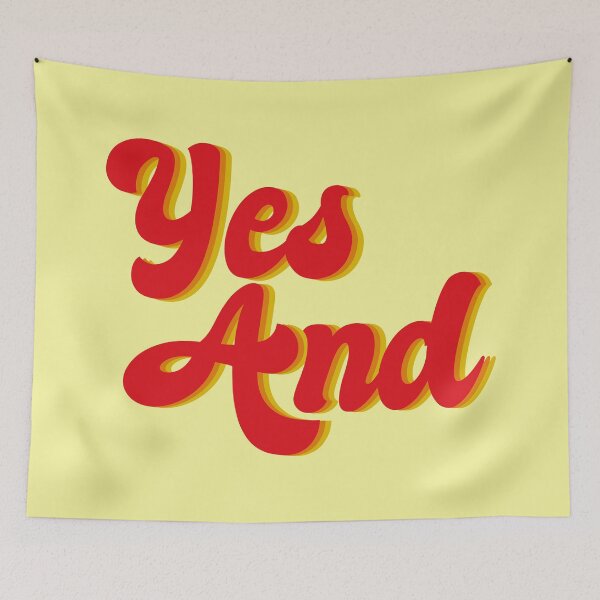 Item preview, Yes And Improv Sketch Comedy Troupe designed and sold by Epic Love Designs.