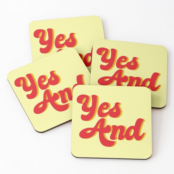 Item preview, Yes And Improv Sketch Comedy Troupe designed and sold by Epic Love Designs.