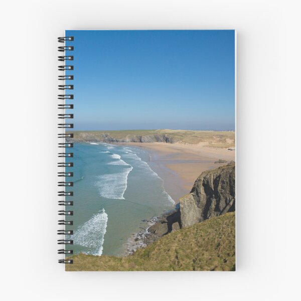 Item preview, Holywell Bay beach North Cornwall with Waves and Blue Sea designed and sold by acceleratorhams.