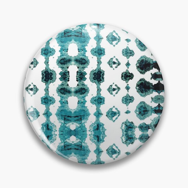Item preview, Teal Habatoi Ikat designed and sold by Nina May Designs.
