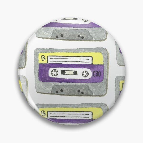 Artikelvorschau, Vintage Cassette Tape Watercolor entworfen und verkauft von PepperDoodles.