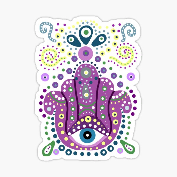 Hamsa Hand Sticker