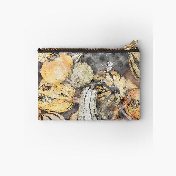 Item preview, Fall Gourds | Scenes From Nature Watercolor Illustration designed and sold by DragonflyDes.