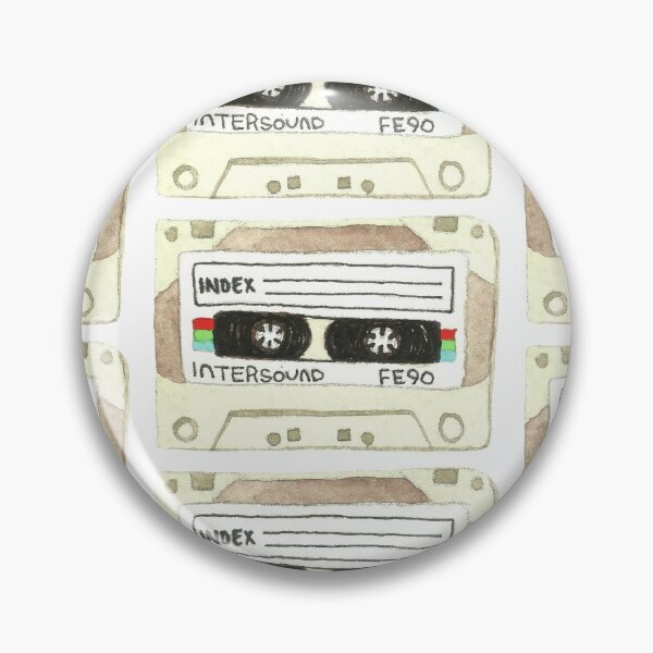Artikelvorschau, Vintage Cassette Tape Watercolor entworfen und verkauft von PepperDoodles.