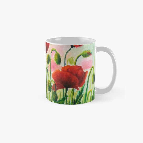 Red Poppies Classic Mug