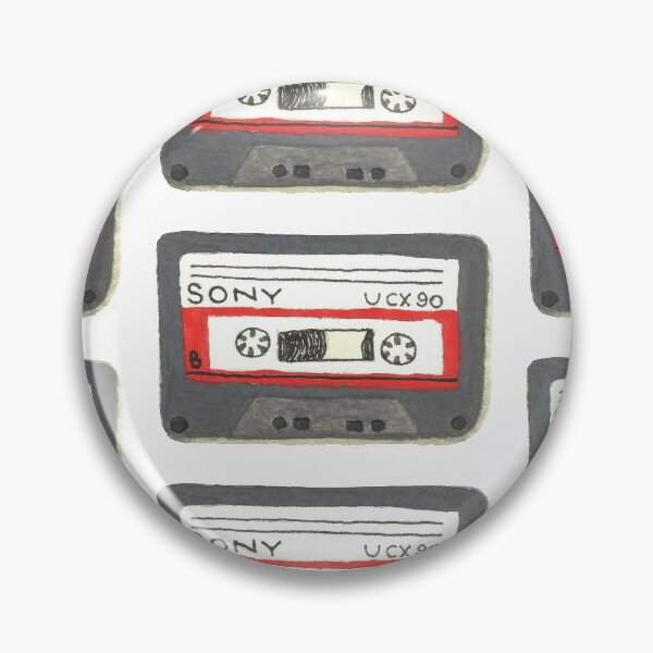 Artikelvorschau, Vintage Cassette Tape Watercolor entworfen und verkauft von PepperDoodles.