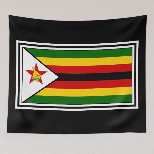 Item preview, Zimbabwe Flag Stickers, Gifts, Masks & Products (GF) designed and sold by mpodger.