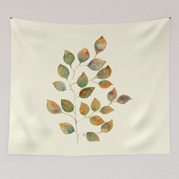 Item preview, Watercolour autumn leaves  designed and sold by María Casas Watercolour Designs.
