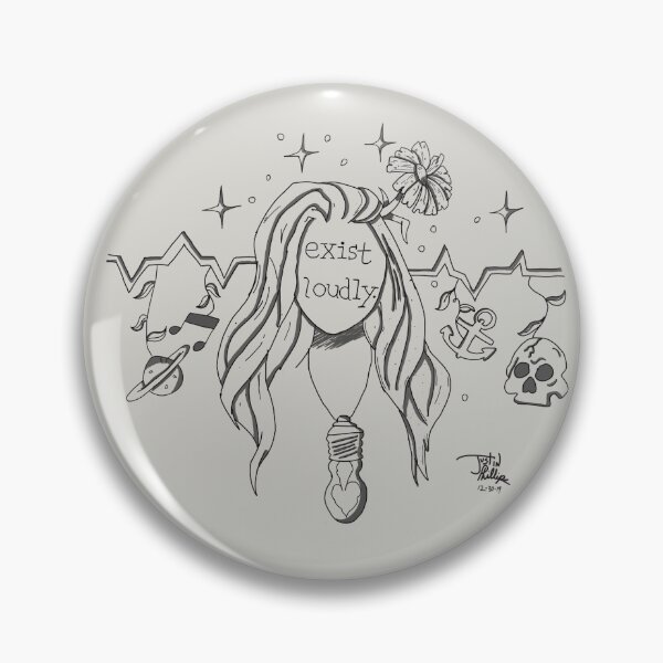 Item preview, Exist Loudly  designed and sold by JPhillyDraws.