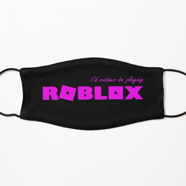I D Rather Be Playing Roblox Blue Mask By T Shirt Designs Redbubble - roblox bear mask id