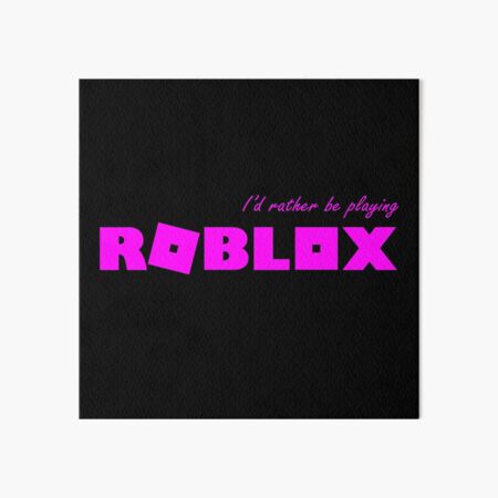 Oof Roblox Games Art Board Print By T Shirt Designs Redbubble - roblox icon pink marble