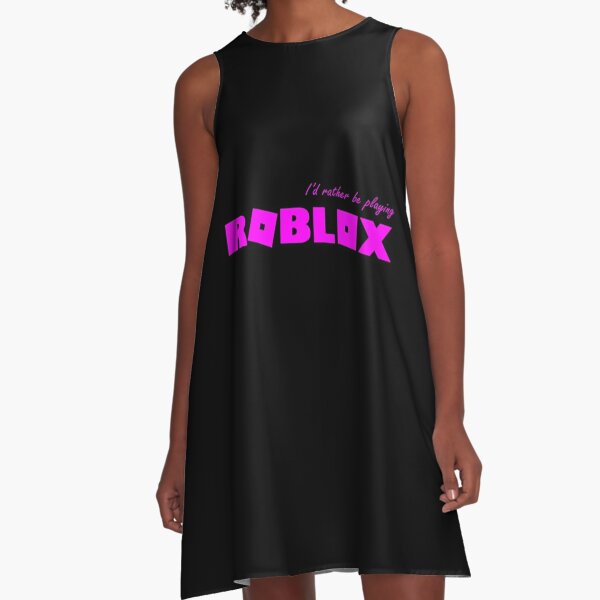 Oof Roblox Games A Line Dress By T Shirt Designs Redbubble - roblox face dresses redbubble