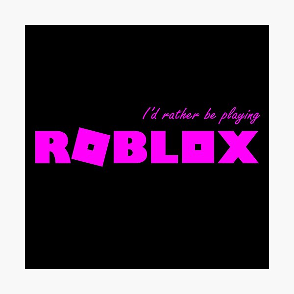 Roblox Photographic Prints Redbubble - pink nike roblox