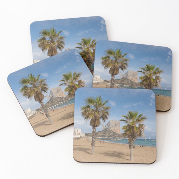 Item preview, Calp Spain Palm Trees and Rock Landmark designed and sold by acceleratorhams.