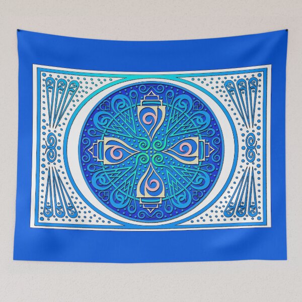 Item preview, Sapphire Whelk Mandala designed and sold by Dana Kester-McCabe.