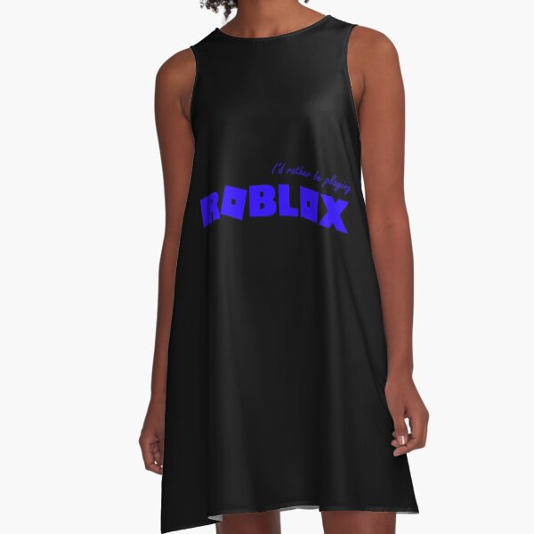 Blue Roblox Dresses Redbubble - blue dress roblox