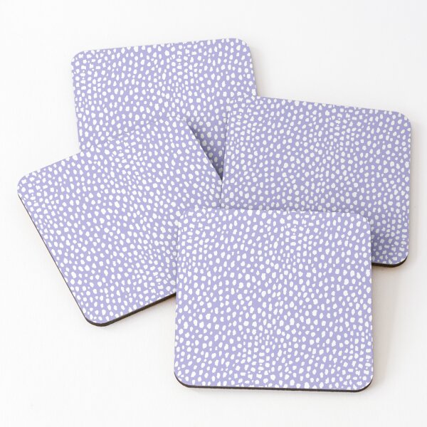 Item preview, Periwinkle Spots Pattern (white/periwinkle) designed and sold by Design Minds Boutique.