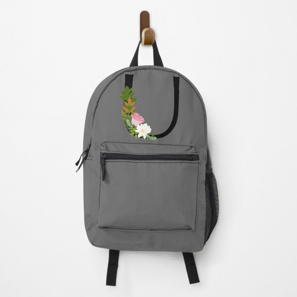 Item preview, Black floral letter U designed and sold by Robloz.