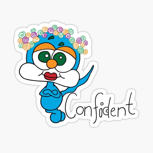 Confident Spiffy Original Sticker