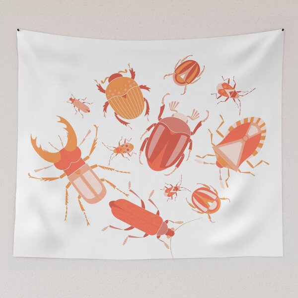Item preview, Crowded orange beetles  designed and sold by shushunya13.