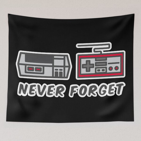 Item preview, Never Forget Retro Gaming Controller Console designed and sold by AutonomousN.