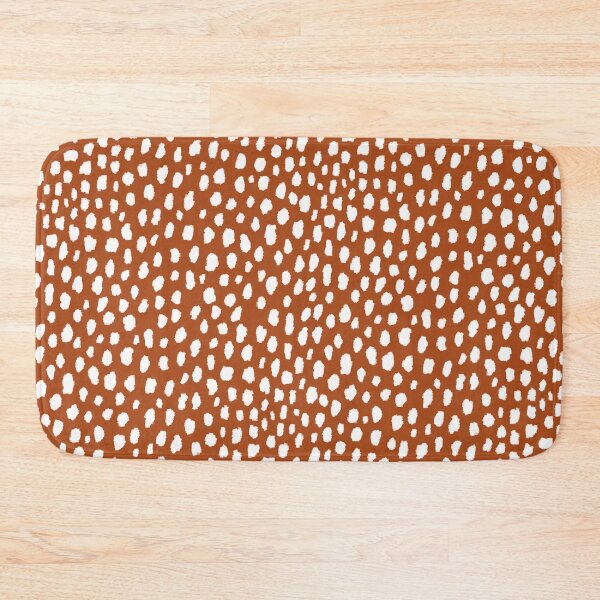 Item preview, Burnt Orange Spots (white/burnt orange) designed and sold by Design Minds Boutique.