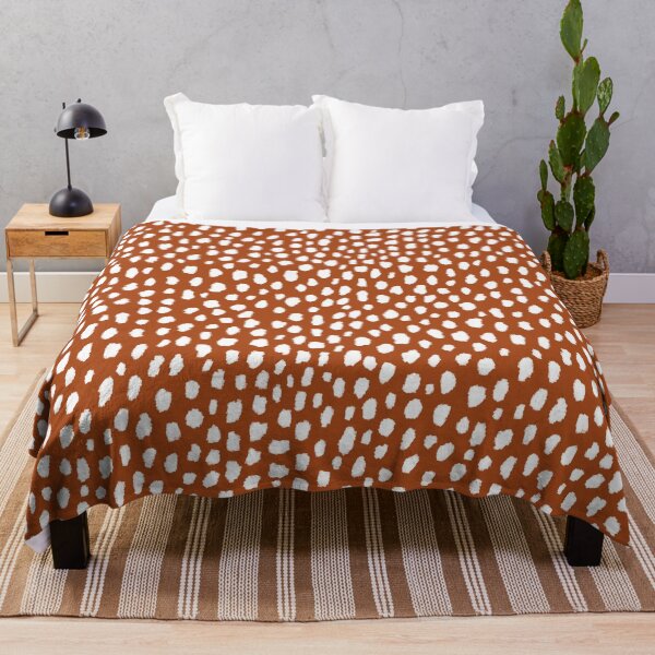 Item preview, Burnt Orange Spots (white/burnt orange) designed and sold by Design Minds Boutique.