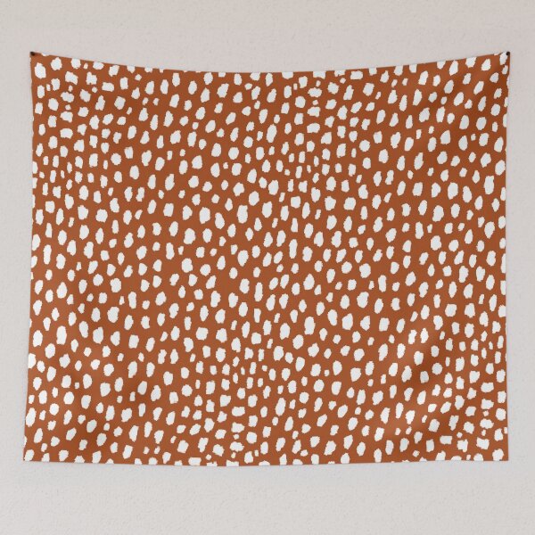Item preview, Burnt Orange Spots (white/burnt orange) designed and sold by Design Minds Boutique.