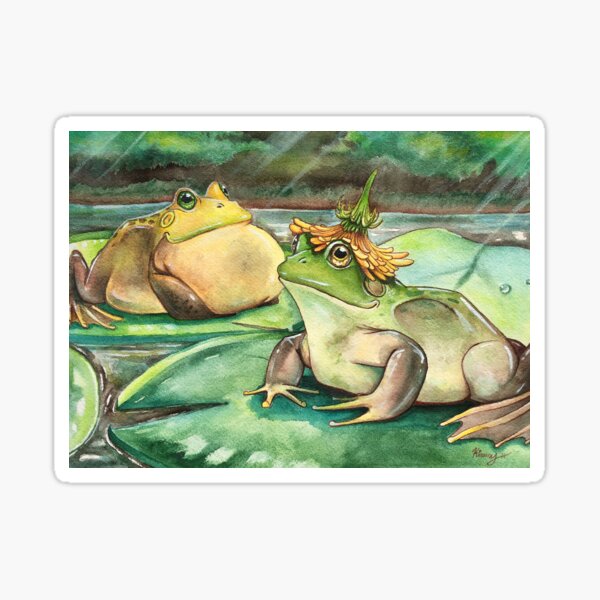 Item preview, Grumble and Mumble Bullfrog Buddies designed and sold by Kimberly Holbrook Arts.