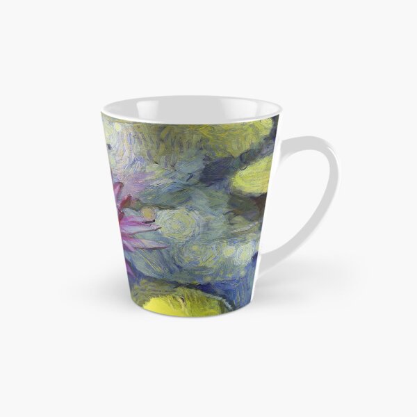 Item preview, Painted  water lilies in Vincent Van Gogh style designed and sold by AnnaMelekhina.
