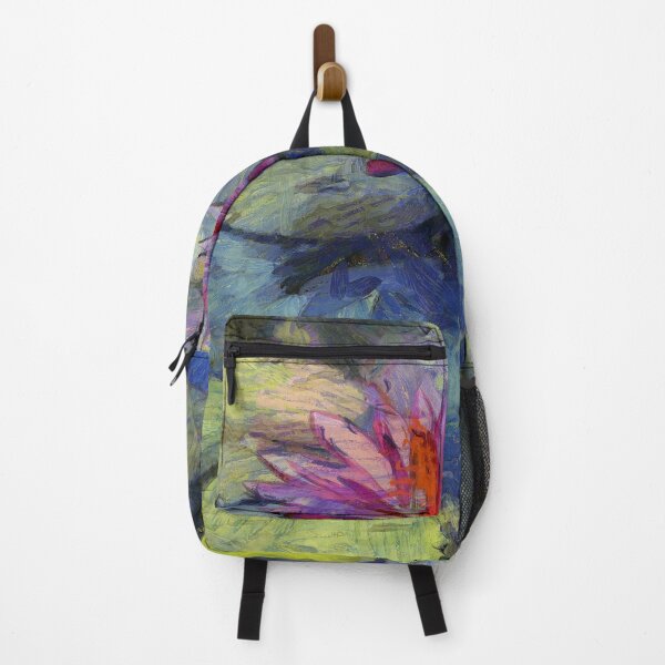 Item preview, Painted  water lilies in Vincent Van Gogh style designed and sold by AnnaMelekhina.