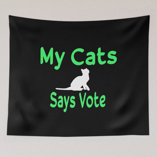 Item preview, My Cats Says Vote designed and sold by ZAstore.