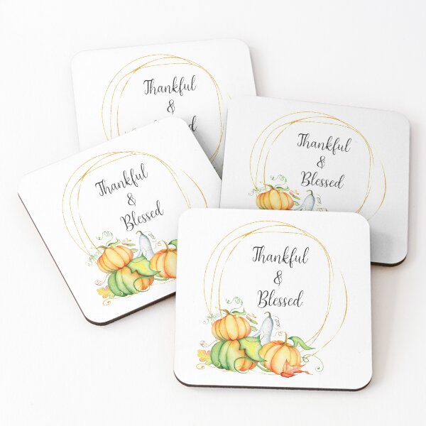 Item preview, Thankful and Blessed designed and sold by BlushPearls.