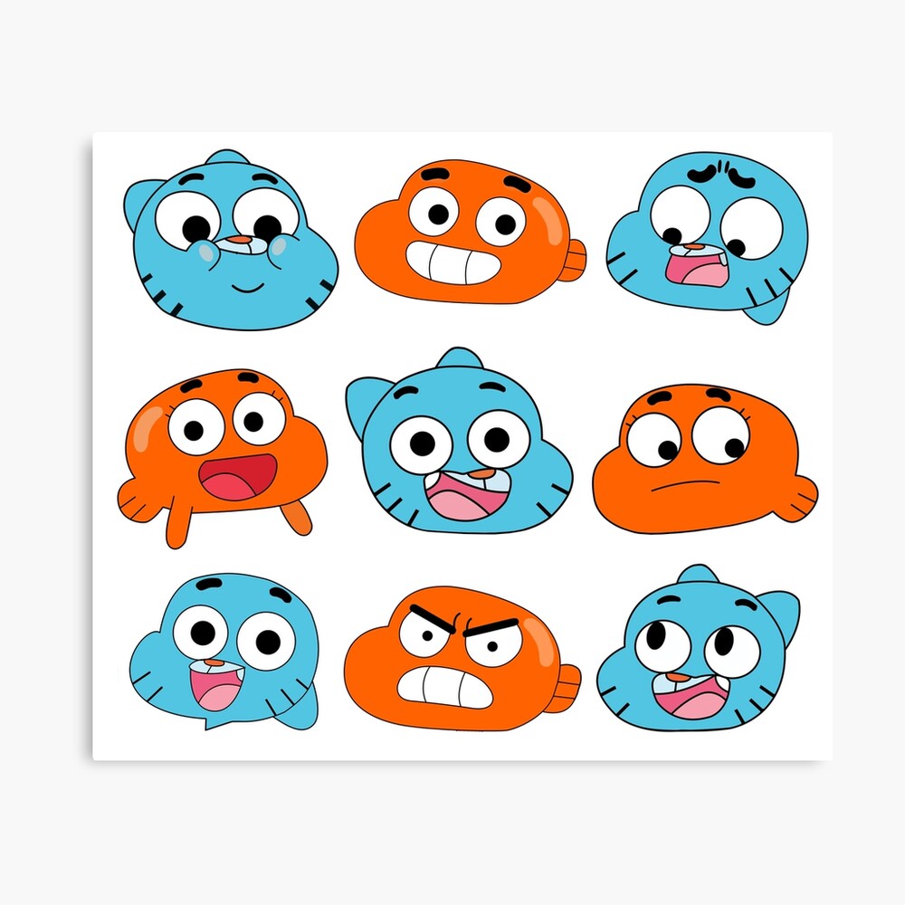 The amazing world of Gumball™, Gumball & Darwin faces features