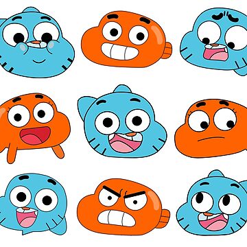 Gumball and Darwin, What the what Sticker for Sale by karamram