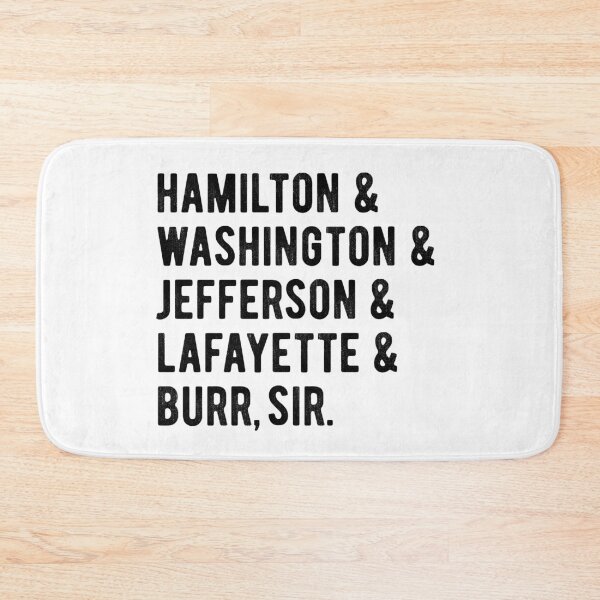 Artikelvorschau, Hamilton & Washington & Jefferson & Lafayette & Burr, Sir entworfen und verkauft von Identity Club Co.