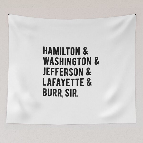Item preview, Hamilton & Washington & Jefferson & Lafayette & Burr, sir designed and sold by Identity Club Co.