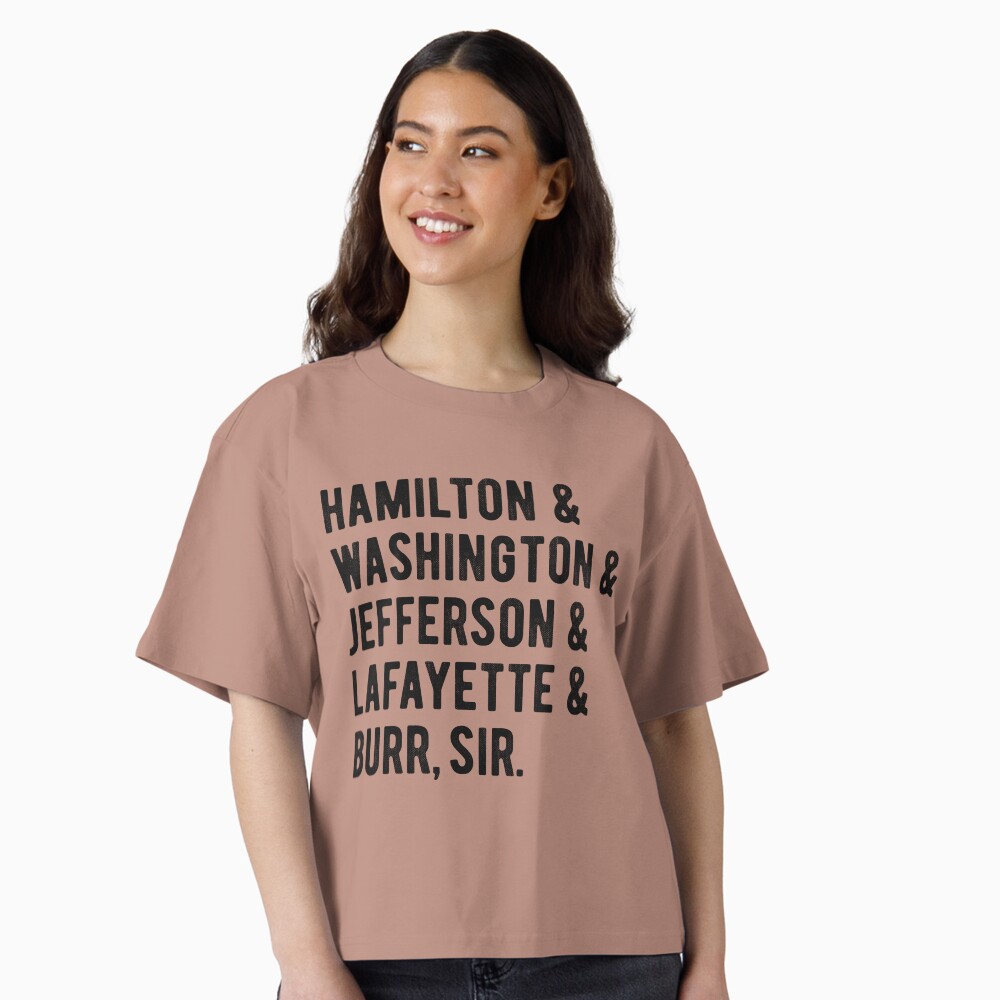 Hamilton & Washington & Jefferson & Lafayette & Burr, sir Pullover Sweatshirt