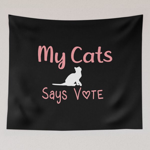 Item preview, My Cats Says Vote designed and sold by ZAstore.