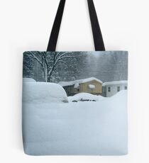 My Van is Somewhere Under That Snow.... Tote Bag