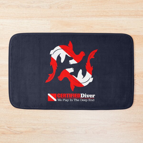 Item preview, Certified Diver (sharks)(rd) designed and sold by curranmorgan.