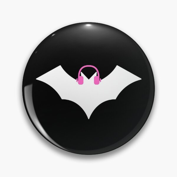 Item preview, Pink Headphones Broadcast Bat designed and sold by TheRadioFam.