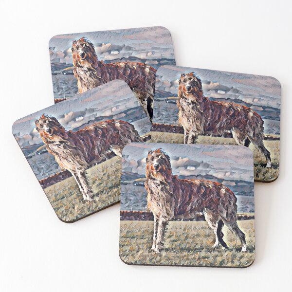 Item preview, Stunning Scottish Deerhound in Scotland designed and sold by DeerhoundRhodry.